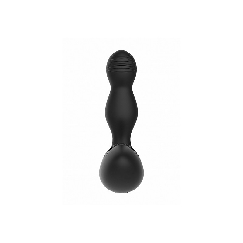 Remote Controlled E-Stim & Vibrating Prostate Massager - Black